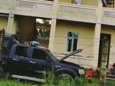 ပုံ၊အာရက္ခတပ်တော် သိမ်းပိုက်ထားတဲ့ သံတွဲမြို့မြင်ကွင်း။CJ