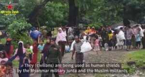 မောင်တော မြို့သိမ်းတိုက်ပွဲနဲ့ အတူ အရပ်သားပြည်သူ နှစ်သောင်ကျော်ကို အေအေက ကယ်ထုတ်ပေးထား