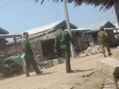 Myanmar Military Council arrests more than a hundred Individuals from Kyaukphyu’s Kyauktalone Muslim camp