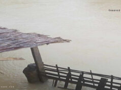 မိုးဆက်တိုက်ရွာသွန်းတာကြောင့် တောင်ကုတ်က ရပ်ကွက်တချို့ ရေနစ်မြုပ်မှုဖြစ်နေ