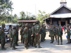 ရတနာမြိုင် နဲ့ ကျွဲခြံကွင်းကျေးရွာတွေက စစ်ရှောင်တွေကို စစ်ကောင်စီတပ်တွေ နဲ့ ကြံခိုင်ရေးပါတီဝင်တွေက ဧည့်စာရင်းဝင်ရောက်စစ်ဆေး