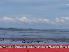 Military Council Intensifies Reinforcements at Manaung Naval Base