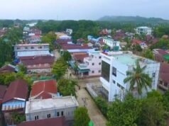 စစ်ကောင်စီလေကြောင်းတိုက်ခိုက်လို့ မြို့တစ်ခုလုံး မီးလောင်နေ