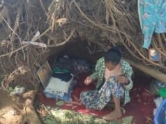 “In Gwa, due to the increasing number of displaced persons, there is a growing need for assistance in the form of clothing and food supplies.”