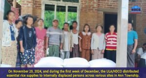 အရေးပေါ်စားနပ်ရိက္ခာလိုအပ်နေတဲ့ အမ်းပြည်သူတွေကို HDCO က စား နပ်ရိက္ခာထောက်ပံ့ပေး
