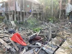 သံတွဲမှာ စစ်ကောင်စီကလေကြောင်းကထပ်မံဗုံးကြဲတိုက်ခိုက်လို့ အရပ်သား ၃ ဦးဒဏ်ရာရ