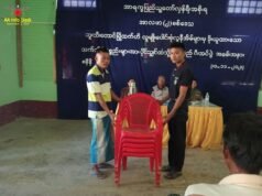 ဘူးသီးတောင်က ပြည်သူပိုင်ပစ္စည်းတွေ ခိုးယူဖျက်ဆီး သူတွေဟာ စစ်ကော င်စီသင်တန်းဆင်းမွတ်ဆလင်တွေဖြစ်တယ်လို အေအေပြောဆို