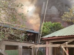 Over 40 people lost their lives, and more than 50 others were injured in a bombing attack by the military junta in Kyauk Ne Maw.Breaking News