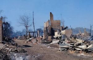 Devastation in Kyauk Ni Maw