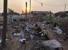 မြိုင်နဲ့ ပေါက်မြို့နယ်အစပ်က ကျေးရွာတွေ ဗုံးကြဲခံရလို့ ၁၂ဦးထက်မနည်းသေဆုံး