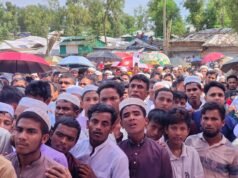 ဘင်္ဂလားဒေ့ရှ် ရောက်နေတဲ့ မွတ်ဆလင်တွေ နေရပြန်ခွင့်ရဖို့ နဲ့ ကိုယ်ပိုင်ပြဌာန်းခွင့်ပေးဖို့တောင်းဆို