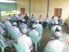 ဘူးသီတောင် နဲ့ မောင်တောက မွတ်ဆလင်ခေါင်းတွေ နဲ့ အေအေ စစ်ဦးစီချုပ်တွေ့ဆုံခဲ့ပြီးနောက်မှာ စစ်ကောင်မရှင်ကလည်း စစ်တွေမှာရှိတဲ့ မွတ်ဆလင်ခေါင်းဆောင်တွေကို ခေါ်ယူကာ တွေ့ဆုံမှု ပြုလုပ်