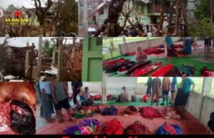 “In Kyauk Taw, an airstrike by the military junta killed 18 children and injured more than 20 others.”