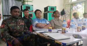 အကြမ်းဖက် ARSA ၊ RSOအဖွဲ့အနေ နဲ့ ရခိုင်ကပြည်သူတွေကို သတ်ဖြတ်နေမှုကို ရှုတ်ချတယ်လို့ ခရိုင်မွတ်ဆင်ရေးရာကောင်စီထုတ်ပြန်