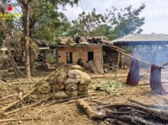ပုဏ္ဏားကျွန်း နဲ့ မြောက်ဦး ဗုံးကြဲခံရမှု တစ်ဦးသေ၊၁၃ ဦးဒဏ်ရာရ